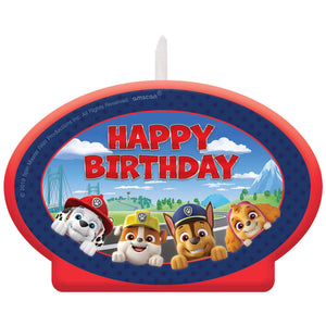 Paw Patrol Birthday Candle