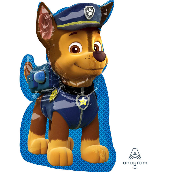Paw Patrol Chase SuperShape Foil Balloon UNINFLATED