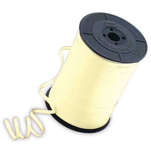 Pearl Ivory Curling Balloon Ribbon