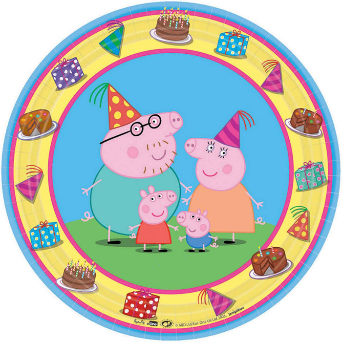 Peppa Pig Paper Lunch Plates