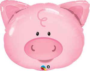 Playful Pig SuperShape Foil Balloon UNINFLATED