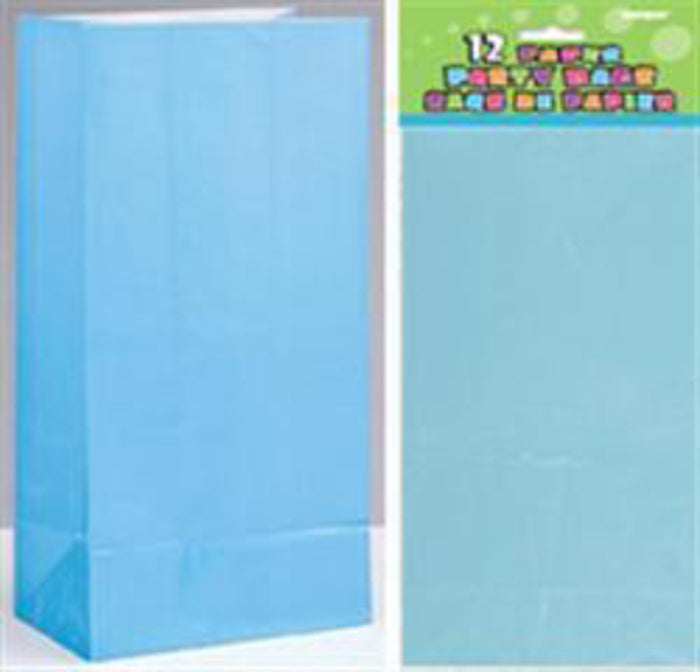Powder Blue Paper Birthday Loot Bags