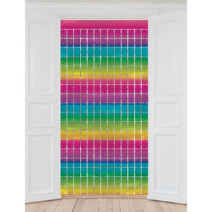 Rainbow Foil Backdrop Square Artwrap