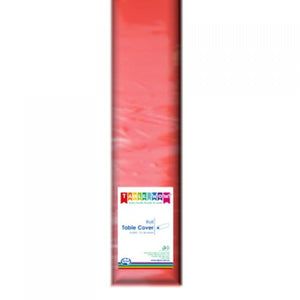 Red Plastic Tablecover Roll