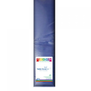 Royal Blue Plastic Tablecover Roll