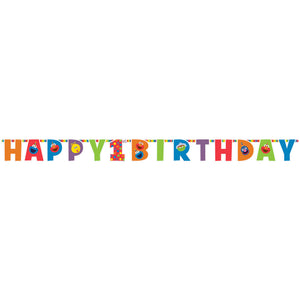 Sesame Street 1st Birthday Jumbo Letter Happy Birthday Banner Kit