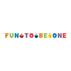 Sesame Street 1st Birthday Jumbo Letter Happy Birthday Banner Kit