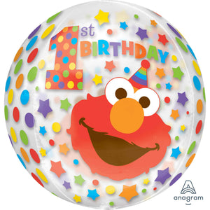 Sesame Street 1st Birthday Orbz Balloon UNINFLATED
