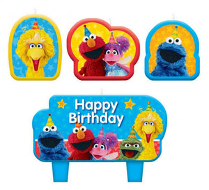 Sesame Street Birthday Candles Set of 4