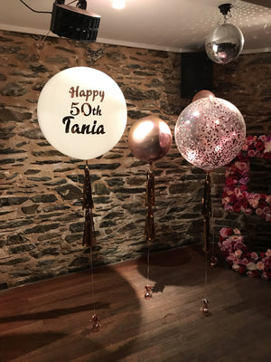 Silver Party Balloon Decoration Package Adelaide