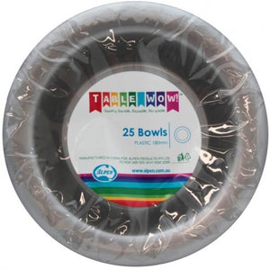 Silver Plastic Bowls - Pack of 20