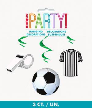 Soccer Swirl Decorations