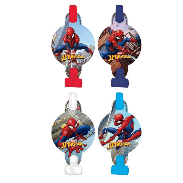 Spiderman Blowouts - Pack of 8