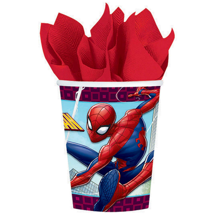 Spiderman Paper Cups - Pack of 8