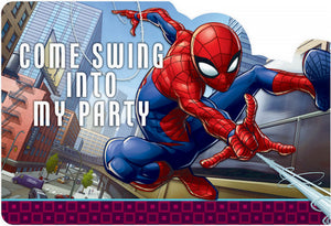 Spiderman Party Invitations