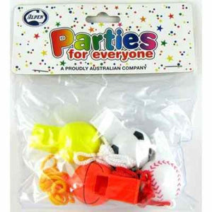 Sports Whistles on Keyring
