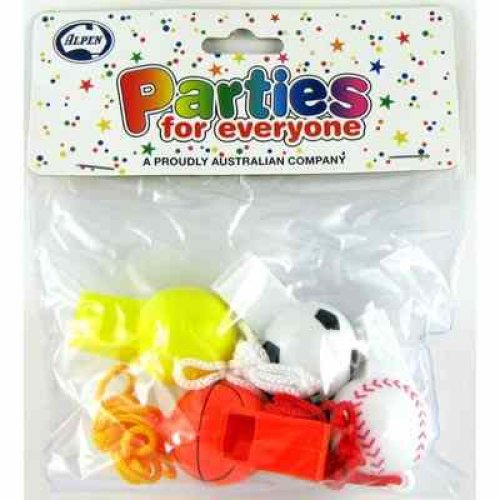 Sports Whistles on Keyring
