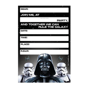 Star Wars Party Invitations