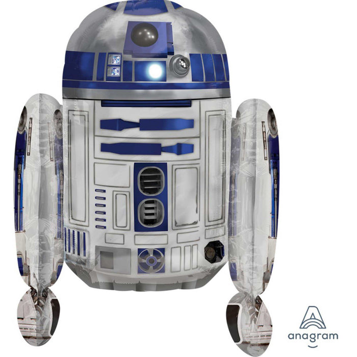 Star Wars R2D2 SuperShape Foil Balloon UNINFLATED