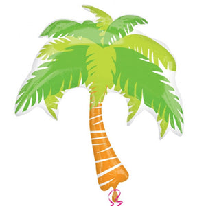 Summer Scene Palm Tree SuperShape Foil Balloon UNINFLATED