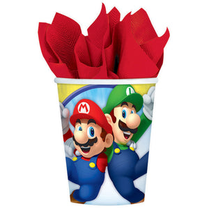 Super Mario Brothers Paper Cups