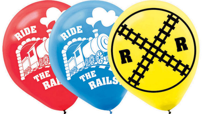 Thomas The Tank Engine Latex Balloon UNINFLATED - Pack of 6