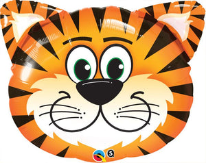 Tickled Tiger SuperShape Foil Balloon UNINFLATED