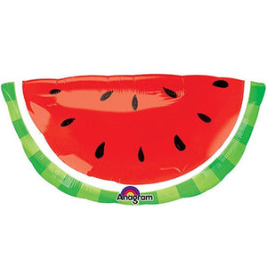 Watermelon SuperShape Foil Balloon UNINFLATED