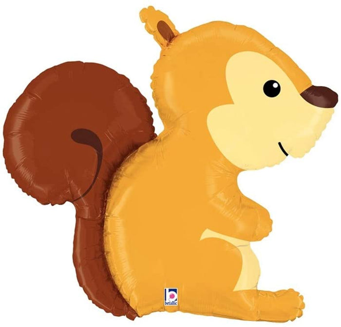 Woodland Squirrel SuperShape Foil Balloon UNINFLATED