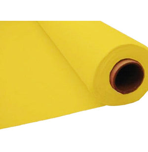 Yellow Sunshine Plastic Tablecover Roll