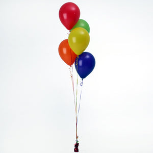 Bunch Of 5 Helium Balloons Bouquet